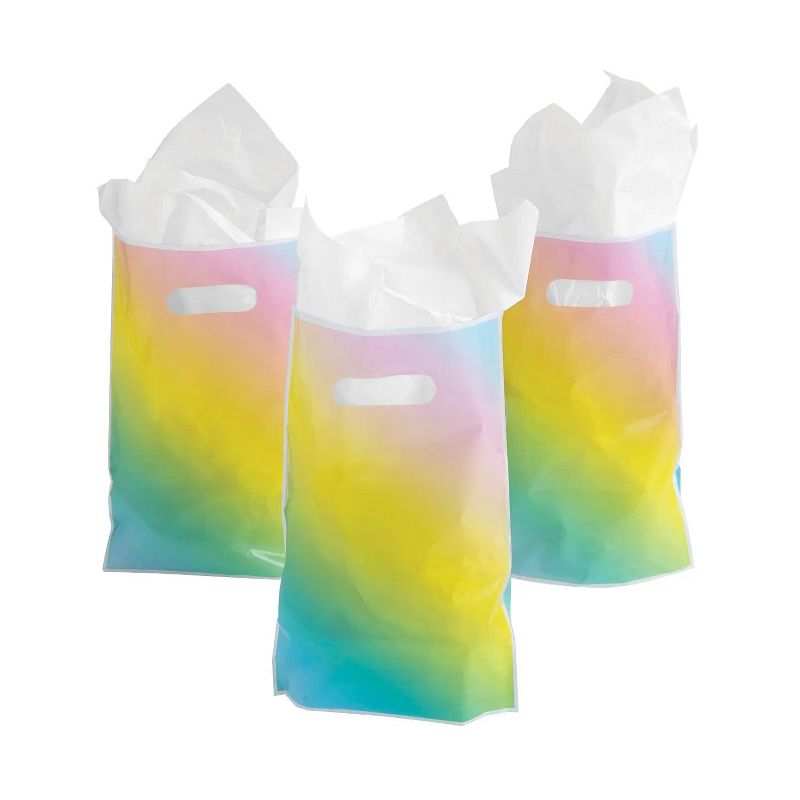 Bulk 50 Pc. Pastel Rainbow Goody Bags