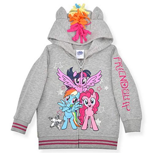 Girls Faux Fur Zip-Up Hoodie (Kids)