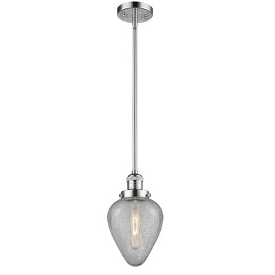 Geneseo - 1 Light Stem Hung Mini Pendant In Industrial Style-8.5 Inches Tall and 6.5 Inches Wide