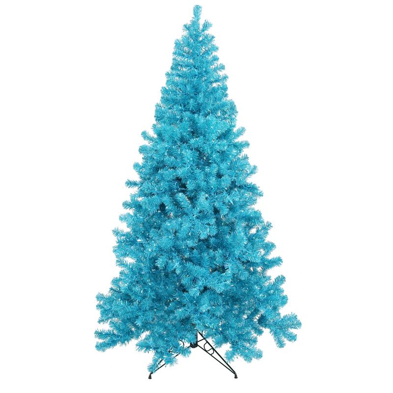 Vickerman Sky Blue Dural Series Artificial Christmas Tree, 1 of 4