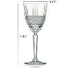 Lorren Home Trends Brilliant Collection Wine Set of 6 - image 3 of 4