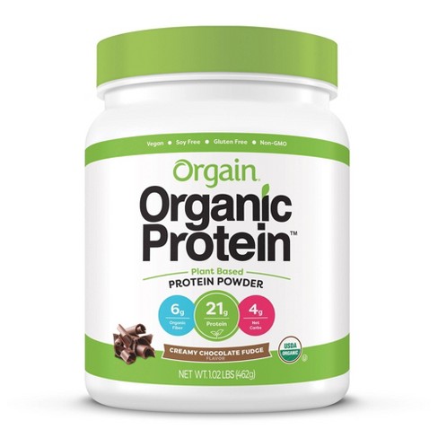 orgain organic plant based protein powder