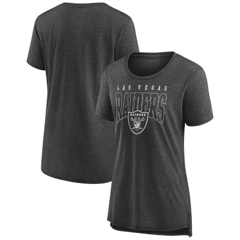 NFL Las Vegas Raiders T-Shirt for Women, Ladies American Football Short  Sleeve Grey Jersey Top