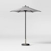 6' Round Outdoor Patio Market Umbrella with Black Pole - Room Essentials™ - 3 of 4