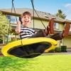 Costway 40'' Nest Tree Swing Round Swing w/ Adjustable Hanging Ropes & Oxford Waterproof Cloth Outdoor Swing - 2 of 4
