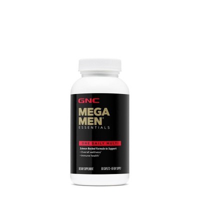GNC Mega Men Daily Multivitamin Capsules - 60ct