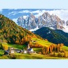 2000 Piece Jigsaw Puzzle, Church of St. Magdalena, Dolomites, Italy, Europe, Scenic, Travel-inspired Puzzle, Adult Puzzle, Castorland C-200610-2 - 2 of 4
