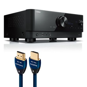 Yamaha RX-V6 7.2 Channel AV Receiver with AudioQuest SKY 3m HDMI Cable - 1 of 4