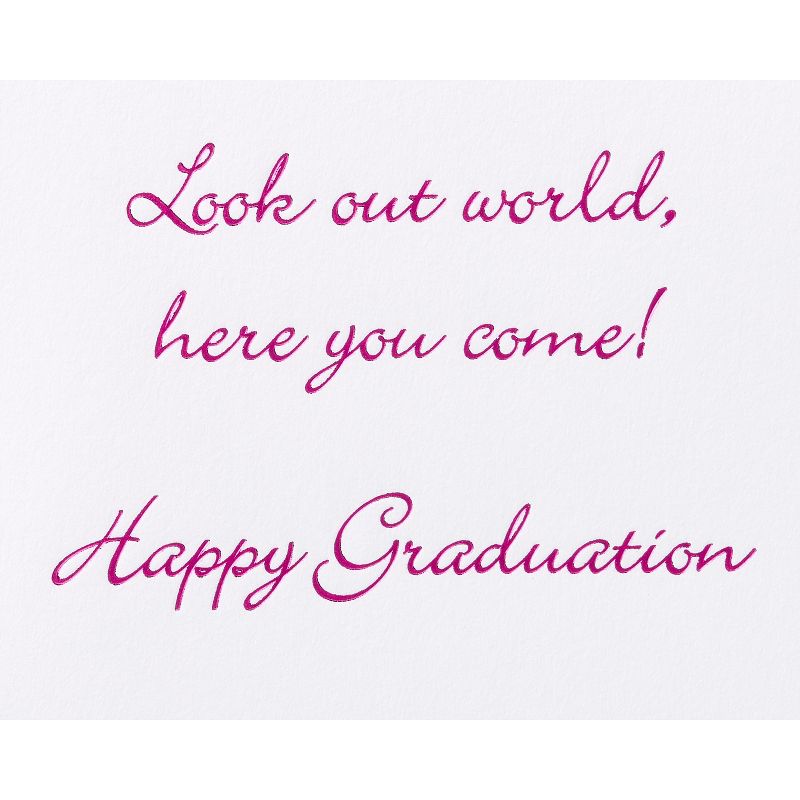 Graduation Card for Her - Designed by Bella Pilar Look Out World - PAPYRUS, 3 of 6