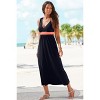 Women's Sleeveless V-Neck Maxi Dress - LASCANA - 2 of 4