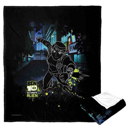 Cartoon Network's Ben 10 Ultimate Alien Silk Touch Throw Blanket - image 1 of 4