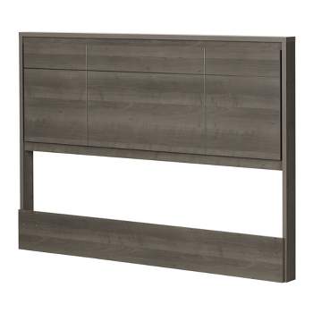 Full/queen Gravity Headboard With Shelf Gray Maple - South Shore : Target