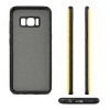 Reiko Samsung Galaxy S8 Edge /S8+/ S8 Plus Denim Texture TPU Protector Cover in Yellow - 3 of 4