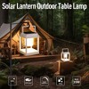 DAKAFUL Outdoor Solar Lantern with Handle, PC+ABS Frame with Monocrystalline Solar Panel,Waterproof Portable for Patio Camping Garden - 2 of 4