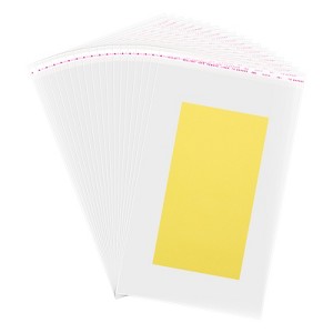 Unique Bargains OPP Rip-resistant Resealable Transparent Vapor-blocking Treat Bag 300 Pcs - 1 of 4