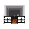 HOMLUX Fireplace TV Stand for up to 75" TV with Storage Shelves - 3 of 4