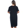Just Love Short Sleeve Nightgown Oversized Screen Print Sleep Dress for Women - 3 of 3