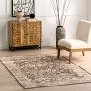 Nuloom Cerise Floral Faded Spill Proof Treated Pet Friendly Premium Machine Washable Area Rug - 2 of 4