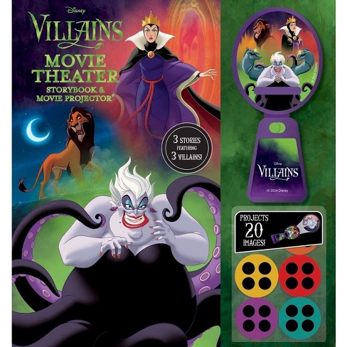 Disney Villains: Movie Theater Storybook & Movie Projector - by Dienesa Le  (Hardcover)