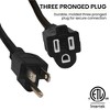 GoGreen Power (GG-13825BK) 14/3 SJTW Outdoor Extension Cord, Black, 25 ft - 4 of 4