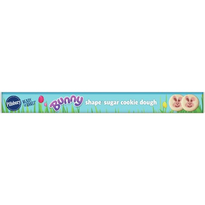 Pillsbury Ready-to-Bake Bunny Shape Sugar Cookie Dough - 9.1oz/20ct