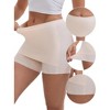 INSPIRE CHIC Women's Anti-Chafing Hip-Lifting Mid Rise Tummy Control Elastic No Show Slim-Fit Shorts Under Dress - 3 of 4