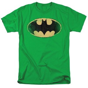 Men's Batman Distressed Shield T-Shirt - 1 of 4