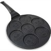Good Cooking Non-Stick Emoji Smiley Face Pancake Pan with 7 Fun Mini Faces- Large Skillet Griddle Stovetop Makers - Pan Cakes for Kids - 4 of 4