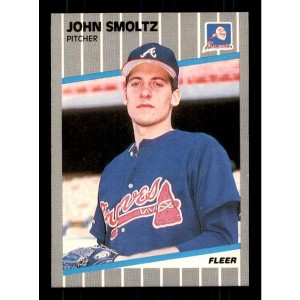 John Smoltz Rookie Card 1989 Fleer #602 - 1 of 2