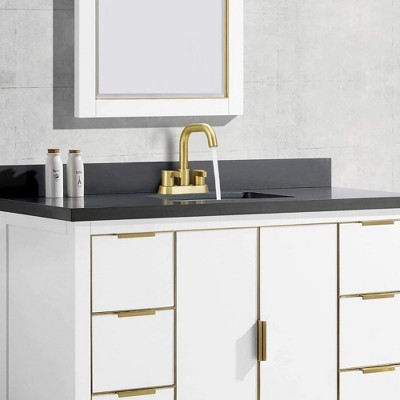 Bathroom Faucet 2 Handle 4 Inch Centerset Bathroom Sink Faucets