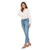 August Sky Women's Long Sleeve Peasant Woven Top - 4 of 4