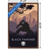 Trends International Marvel Heroic Silhouette - Black Panther Framed Wall Poster Prints - 3 of 4
