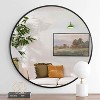MAYEERTY Metal Framed Round Bathroom Mirror for Wall - 2 of 4