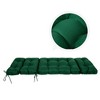 ARTPLAN Outdoor Chasie Lounge Tufted Thick Cushion with Ties,Replacement Wicker Chair Cushion for Paito Fruniture,72x22x4inches - 4 of 4