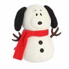 Aurora Small Snow Beagle Peanuts Festive Stuffed Animal White 7.5" - 2 of 4