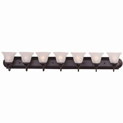 Maxim Lighting Essentials - 801x 7 - Light Vanity in  Oil Rubbed Bronze