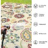 Reversible Mats, Modern Outdoor Plastic Straw Rug, Foldable Large Floor Mat for RV, Patio, Backyard, Picnic, Beach, Camping, Deck, Porch. - 3 of 4