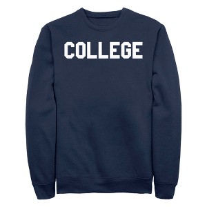 Men's Animal House College Text Sweatshirt - 1 of 4