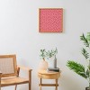 Deny Designs Maritza Lisa Boho Blooms Bamboo Framed Wall Art Pink - 2 of 3