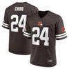 NFL Cleveland Browns Men's Short Sleeve Chubb 24 Jersey - 3 of 3