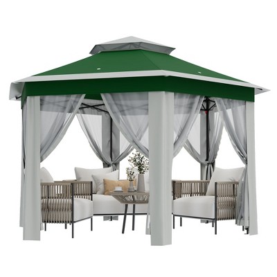 13'x13' Outdoor Patio Gazebo with Expansion Bolts for Backyard, Garden and Lawn