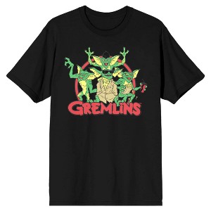 Gremlins Group Shot Men's Black T-Shirt - 1 of 1