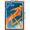 Trends International Marvel Fantastic Four: First Steps (2025) - The Human Torch Framed Wall Poster Prints - 3 of 4