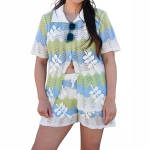 Women's Wo's Crochet Shorts - Strut & Bolt - 1 of 3