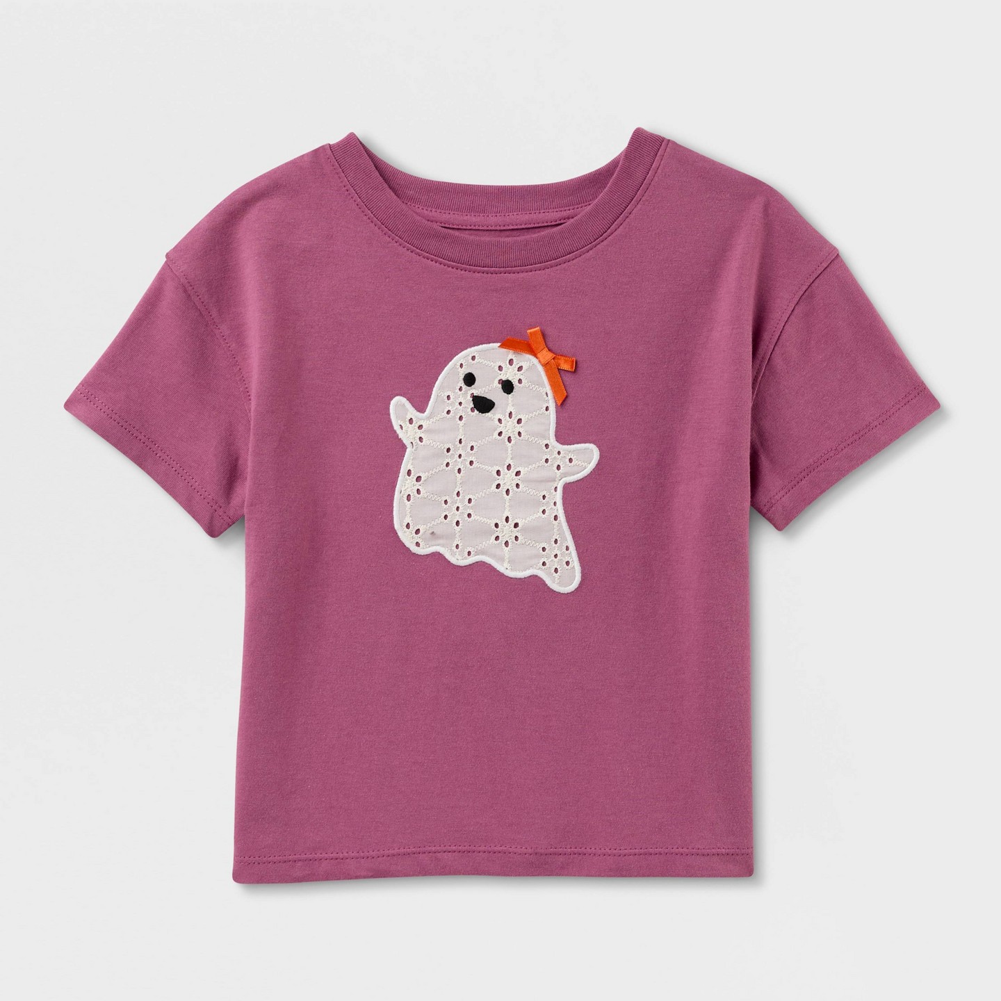 Футболка Cat & Jack Halloween Ghost Oversize Jersey T-Shirt для девочек-малышей, цвет: Розовато-лиловый — фото 2