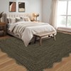 Farmhouse Scalloped Rug Washable Rug with Non Slip TRP Backing - 2 of 4