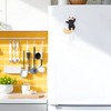 Unique Bargains Decorative Magnets Magnetic Fridge Sticker Irregular Shape Synthetic Resin Brown Yellow 1Pc - 2 of 3