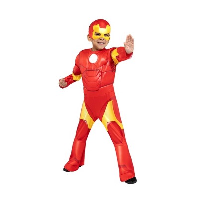 Marvel Toddler Iron Man Halloween Costume Bodysuit Red