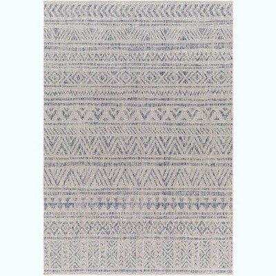 Hauteloom Novato Gray All Over Pattern Performance Rug