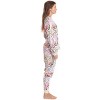 Just Love Women's Tie Dye Two Piece Thermal Pajama Set - Waffle PJ Set - 2 of 3